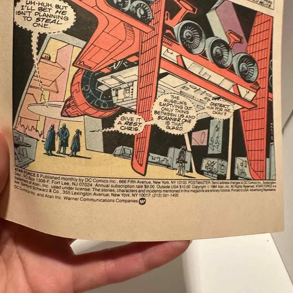 ATARI FORCE 5 MAY 84‎ Face to Face with the Dark Destroyer Comic Book